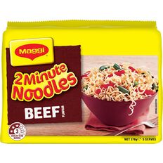Maggi 2 Minute Noodles Beef 5 Pack