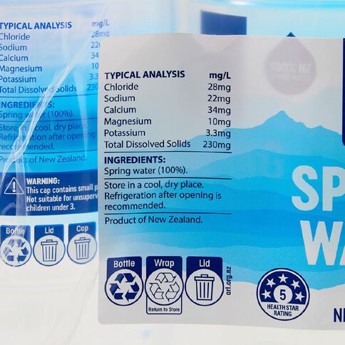 Market Kitchen Still Spring Water 6 Pack 1.5L