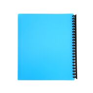 WS Clearbook Refillable 20 Leaf Blue