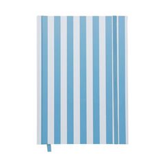 Uniti Clubhouse Notebook Casebound Striped Blue Light