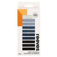 Reeves Soft Pastels Grey 12 Pack Grey Mid