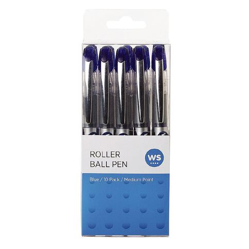 WS Roller Ball Pen Blue Blue Mid 10 Pack