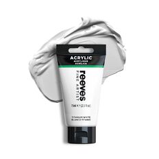 Reeves Fine Acrylic Paint Titanium White 75ml