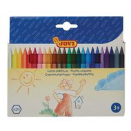 Jovi Plastic Crayons Assorted 24 Pack