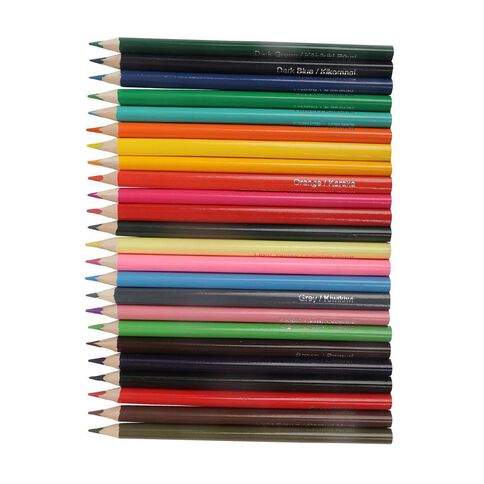 Kookie Te Reo Jumbo Coloured Pencils Multi-Coloured 24 Pack