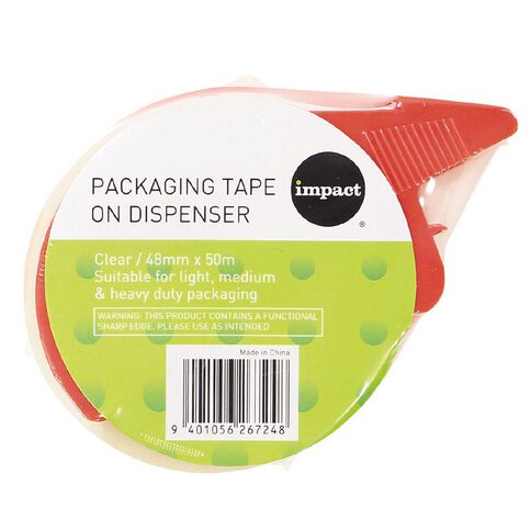 WS Packaging Tape on Dispenser Clear 48mm x 50m
