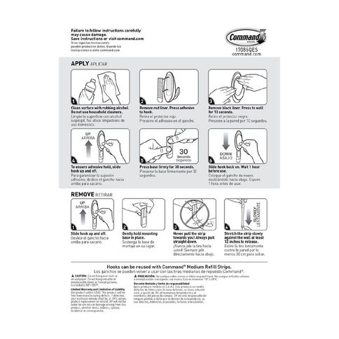 Command Command Quartz Terrace Bath Hooks Pack