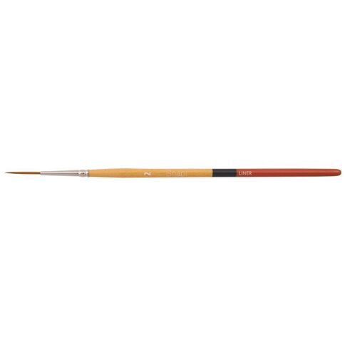 Princeton Snap Brush Short Handle Taklon Liner 2 Gold