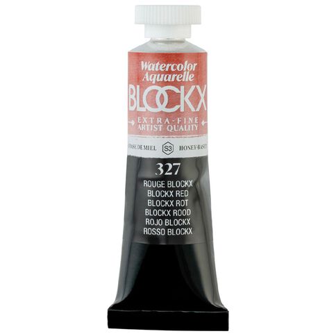 BLOCKX Watercolour Tube 15ml S3 327  Red Red