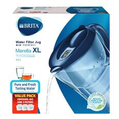 Brita Marella XL Jug With 3Mx+ Filters