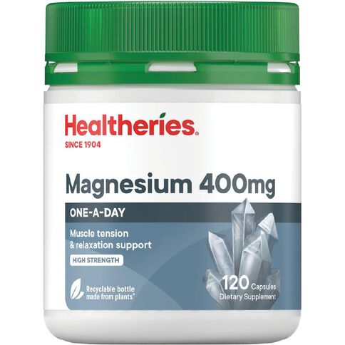 Healtheries Magnesium High Strength 400mg 120