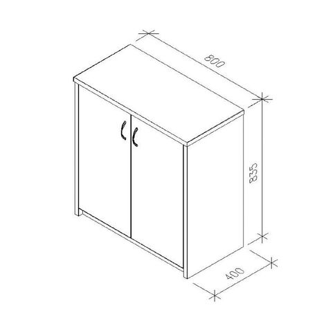 Zealand Credenza 800 Coronet Beech