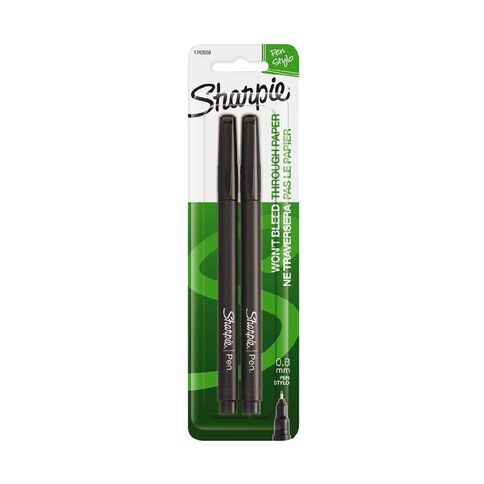 Sharpie Pen 2 Pack Black