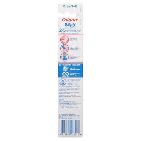 Colgate Kids' Junior Bluey Manual Toothbrush 1 Pack