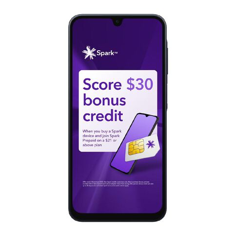 Samsung Galaxy A16 4G with Spark SIM Black