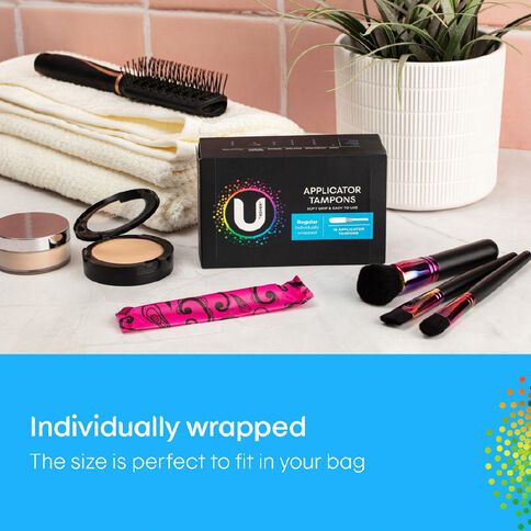 U By Kotex Applicator Regular Tampons 16s