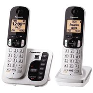 Panasonic KX-TGC222NZS Twin Cordless Handset Silver Silver