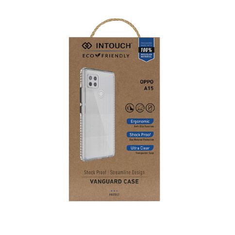 INTOUCH OPPO A15 Vanguard Drop Protection Case Clear