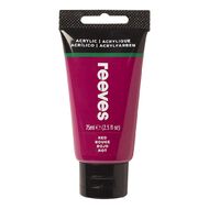 Reeves Fine Acrylic Paint Rose Red 75ml