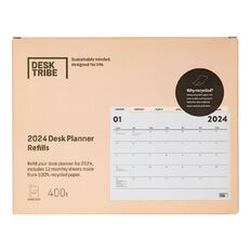 Desk Tribe Desk Planner Refills 2024