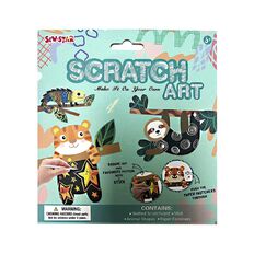 Sew Star Scratch Art Sloth