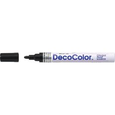 MARVY #300 Decocolor Oil Based Broad Tip Paint Marker Black