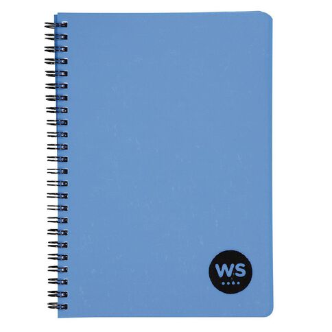 WS Notebook PP Wiro 200 Pages Soft Cover Blue Blue Mid A5