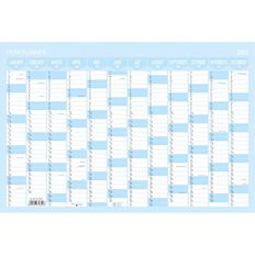 WS 2025 Laminated Wall Planner 750mm x 500mm