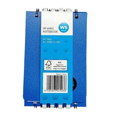 WS Notebook PP Wiro 100 Pages Blue Dark A7