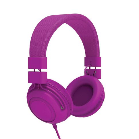 Tech.Inc Ruby Wired Headphones Purple Mid