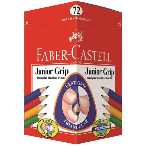 Faber-Castell Junior Grip Blacklead Pencil Hb Black