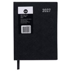 WS 2027 Diary A6 Day to Page Black