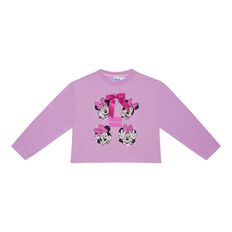 Minnie Mouse Long Sleeve Oversized Tee