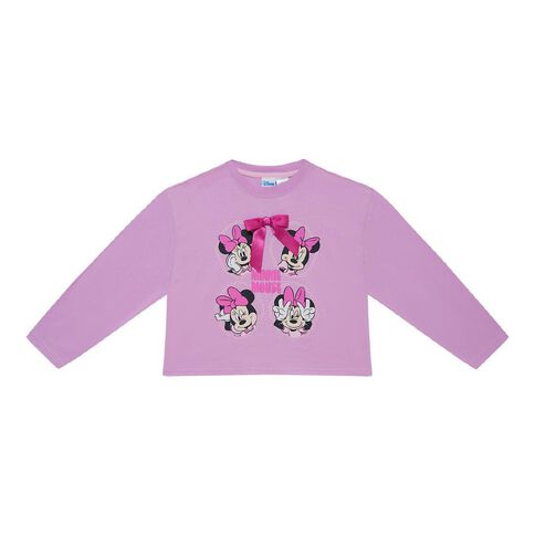 Minnie Mouse Long Sleeve Oversized Tee