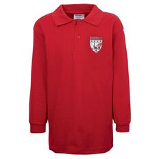 Schooltex Redcliffs Long Sleeve Polo with Screenprint