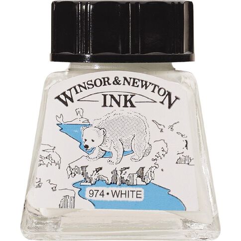 Winsor & Newton Drawing Ink 14ml White