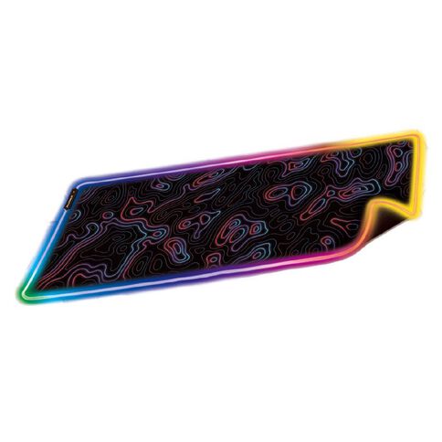 Playmax Topography X2 RGB Mouse Mat Aurora