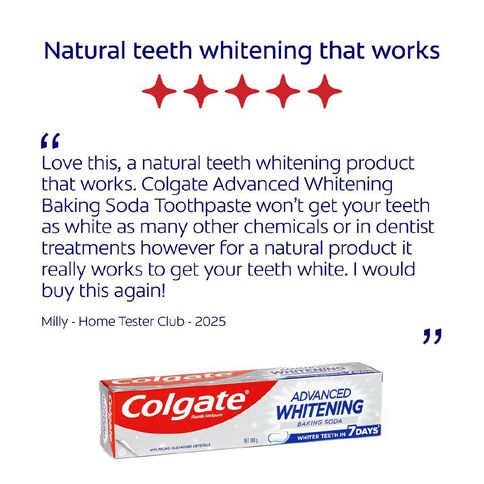 Colgate Advance White Baking Soda Toothpaste 180g
