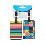 Living & Co Luggage Tags Assorted 2 Pack