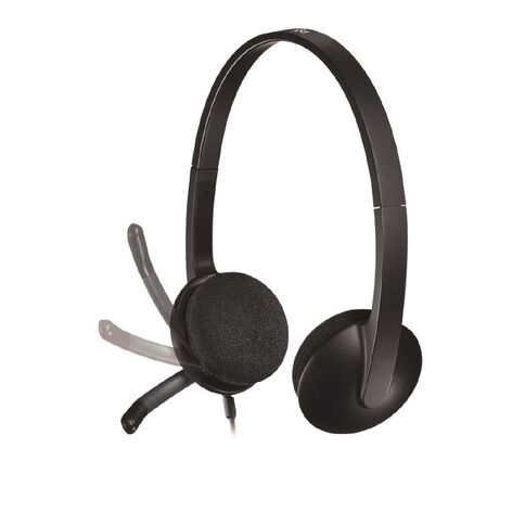 Logitech H340 USB Headset Black
