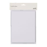 Uniti Cards & Envelopes 25 Pack White