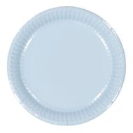 Party Inc Paper Side Plates 18cm Pastel Blue Mid 20 Pack