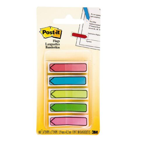 Post-It Flags 11.9mm x 43.2mm Multi-Coloured