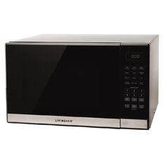 Living & Co Microwave 34 Litres 1100w Black / Stainless Steel