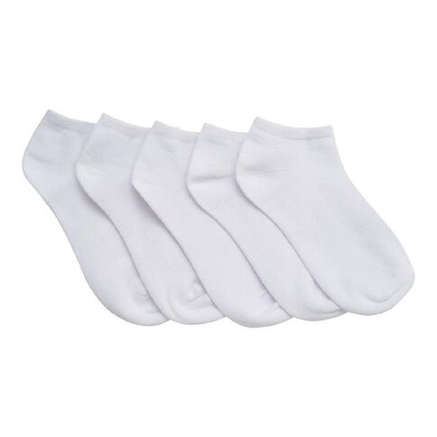H&H Kids' Plain Liner Socks  5 Pack