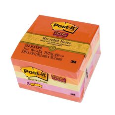 Post-It Recycled Super Sticky Notes Bali Collection 76mm x 76mm