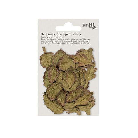 Scalloped Leaves 20Pc Little Birdie