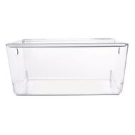 Living & Co Lisse Lidded Organiser Clear 11L