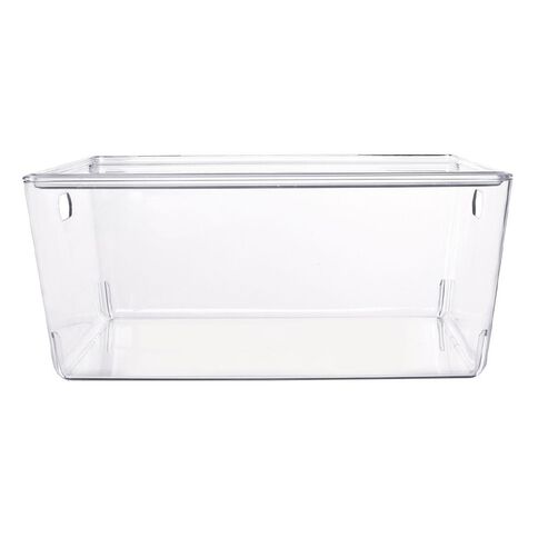 Living & Co Lisse Lidded Organiser Clear 11L