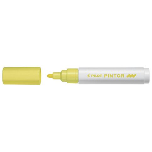 Pilot Pintor Marker Bullet Pastel Medium 4.5mm Tip Yellow